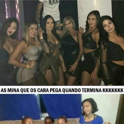 As ex e as minas que os caras pegam quando terminam