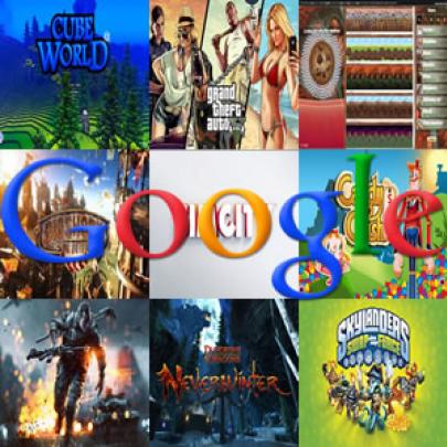 Os jogos mais procurados no google em 2013