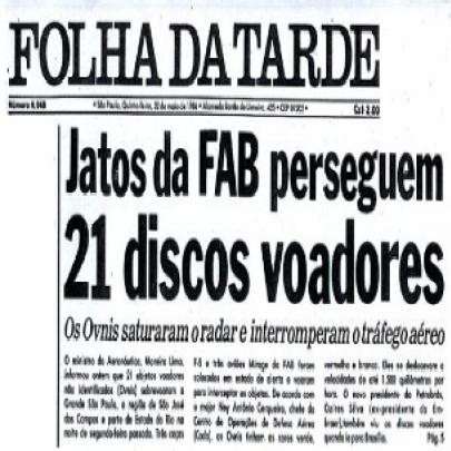 A noite em que 21 OVNIs invadiram o Brasil
