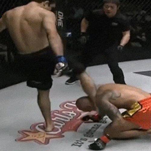 Chute proibido fazendo mais uma Vítima no MMA