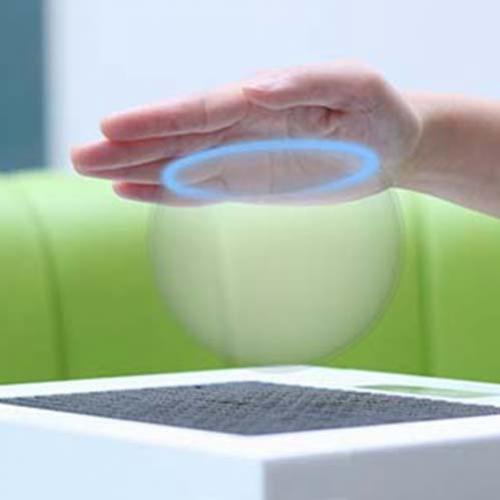 Nova tecnologia cria botões e formas no ar