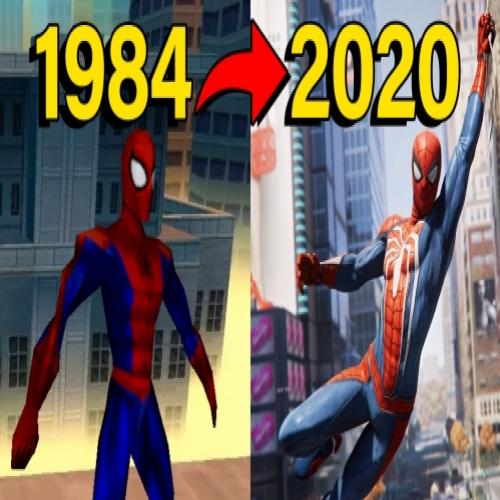Evolução dos jogos do Homem-Aranha
