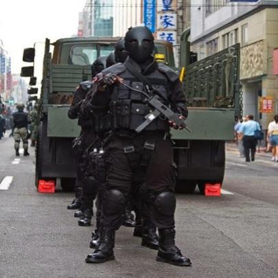  Novo uniforme das forças especiais de Taiwan.