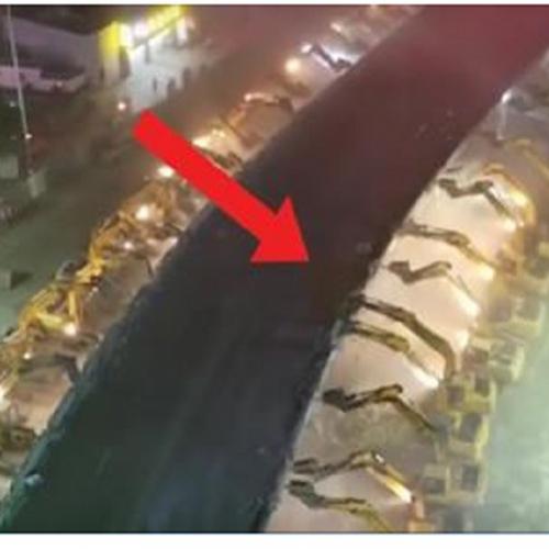 Veja como fizeram para eliminar um viaduto em uma noite na China!  