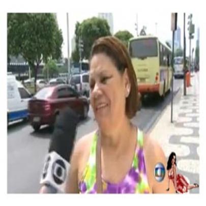 Ladrão ataca entrevistada durante reportagem da Globo
