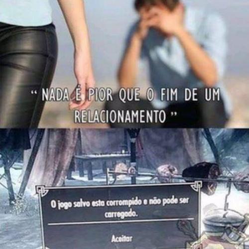 Nada é pior que o fim de um relacionamento