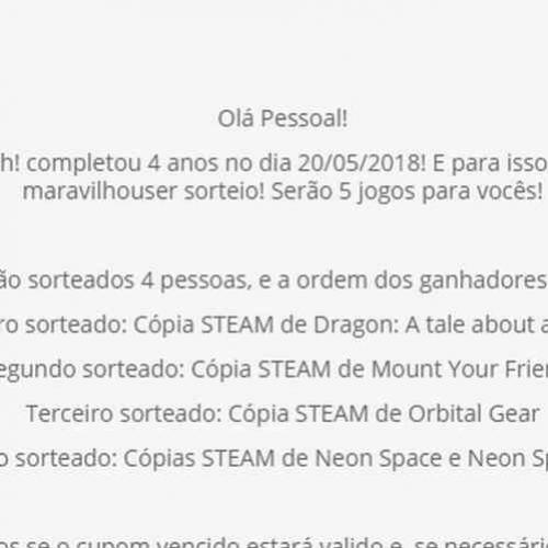 Sorteio de 4 anos do Blog Viiish! Participe!