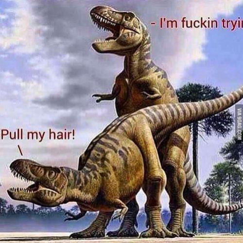 Como seria a foda dos Dinnosauros