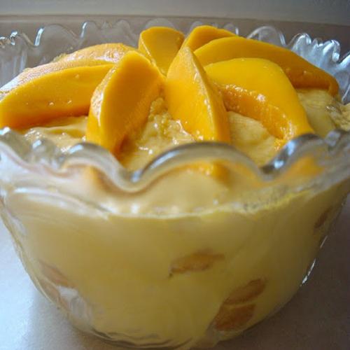 Pavê mousse de manga! Aproveite a época e faça receitas deliciosas!!!