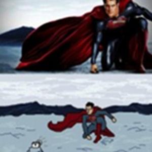 Como Superman tirou essa foto