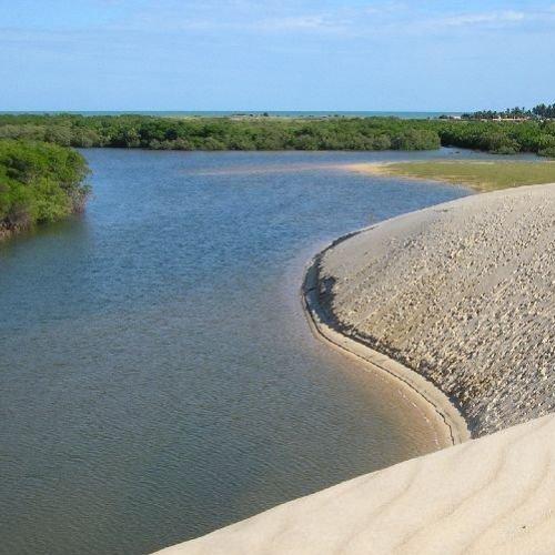 Praia de Portal das Almas e o Maior Manguezal do Ceará