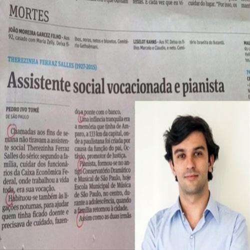 Jornalista da “Folha de São Paulo” escreve #CHUPAFOLHA em sua despedid