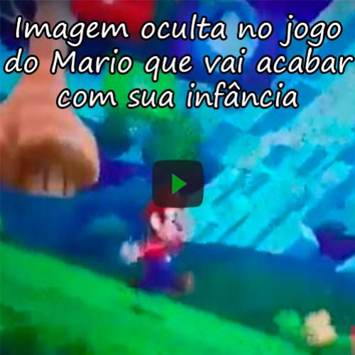 Imagem oculta no jogo do Mario que vai acabar com sua infância