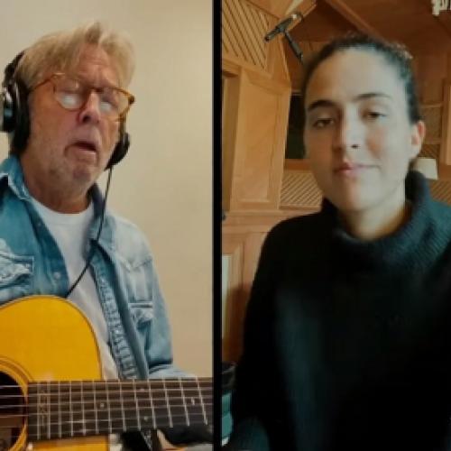 Eric Clapton e cantora portuguesa em versão de Tears in Heaven