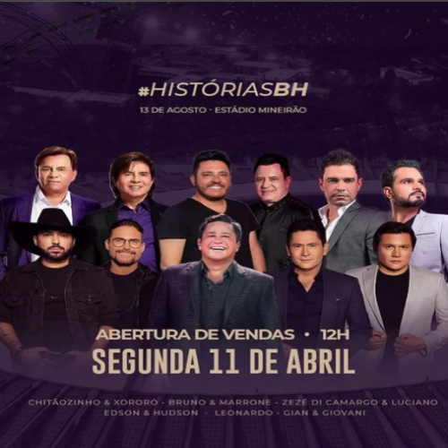 Histórias – O Show do Século reúne os maiores nomes do sertanejo no Mi