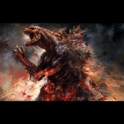 A anatomia impossível de Godzilla.