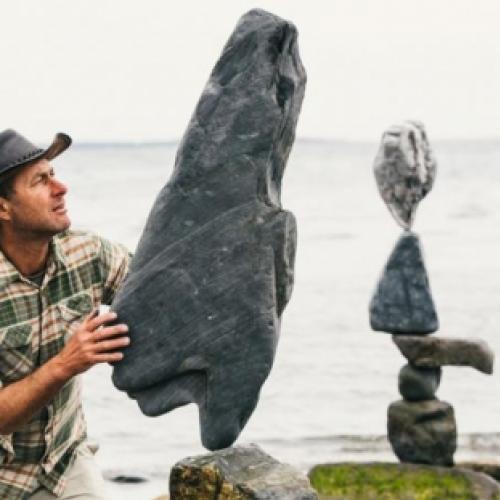 Incríveis esculturas de pedra em perfeito equilíbrio