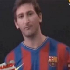 Clone de Messi conquista TV argentina