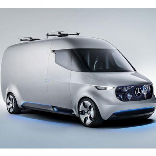 Mercedes-Benz Vision Van: a van com drones no teto