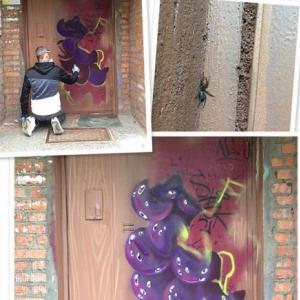 Transformando vandalismo em obra de arte