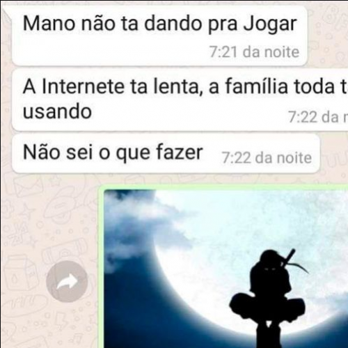 Só quem já assistiu naruto vai entender