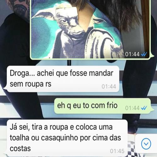 Melhor resposta para quem pedir nudes