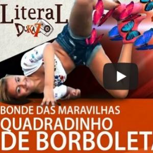 QUADRADINHO DE BORBOLETA VERSÃO LITERAL
