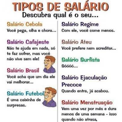 Tipos de salários