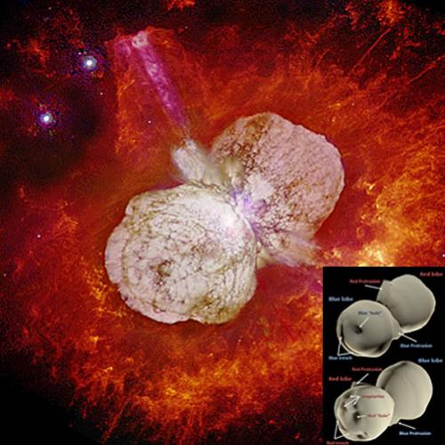 Astrofísicos fazem mapa 3D da nebulosa de Eta Carinae