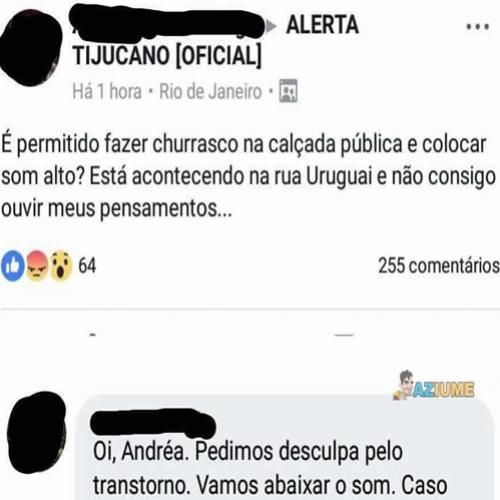 É permitido fazer churrasco na calçada pública?