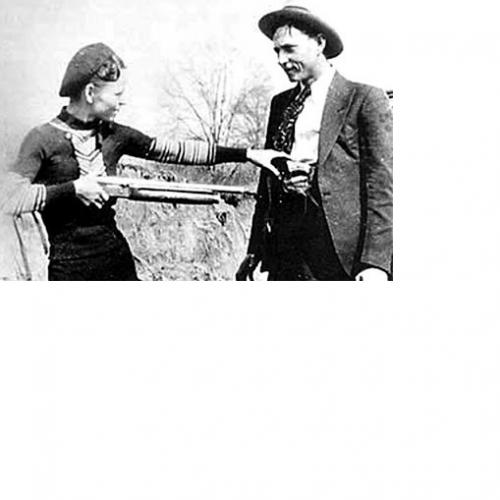 2# Bonnie Parker e Clyde Barrow (Psicopatas, Maniacos e Assassinos) 