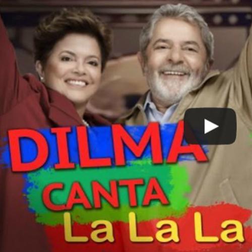 Dilma canta La la la, Brazil 2014, ft. Lula