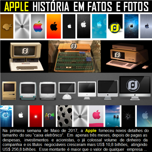 A história da APPLE em fatos e fotos