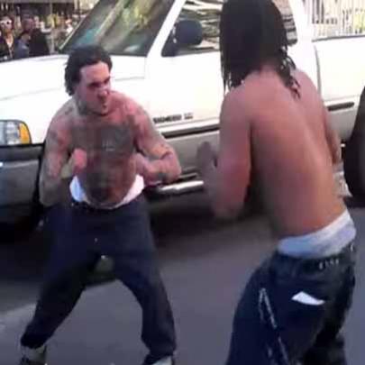 MMA da vida real 6, Briga no meio da rua, vídeo