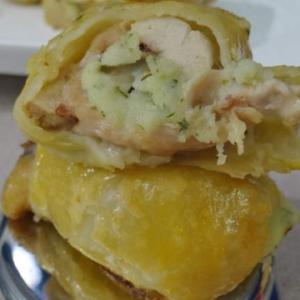 Coxinha com massa folhada da Ana Maria Braga