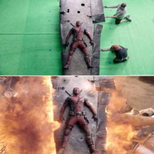 Como algumas cenas de Deadpool foram feitas usando efeitos especiais