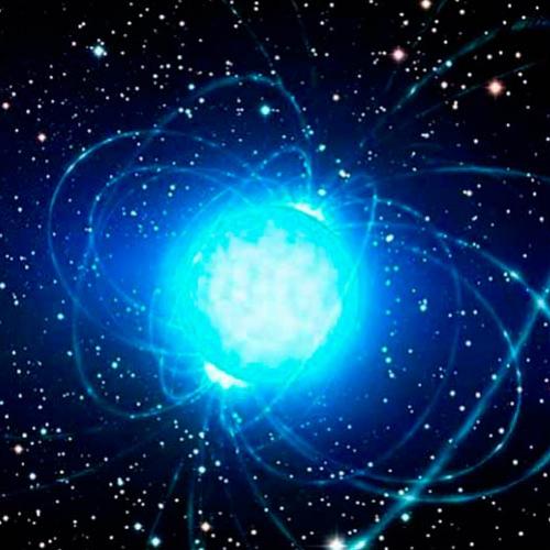 Astrônomos avistaram uma estrela morta magnetizada