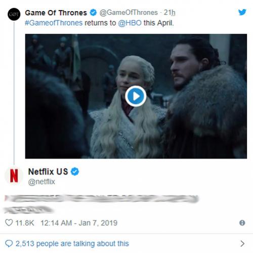 Netflix pede a HBO pra exibir logo o trailer de Game of Thrones