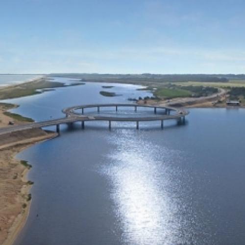 Nova ponte circular do Uruguai incentiva motoristas a curtir a vista