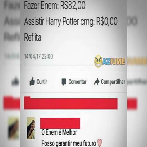 Cantada do Harry Potter