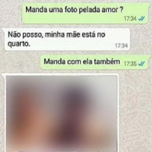 Manda uma foto pelada amor??