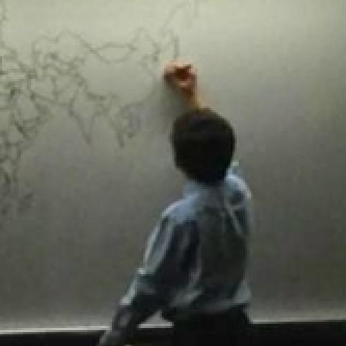 Menino autista desenha mapa do mundo