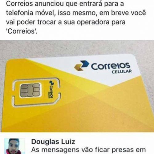 Sobre a operadora de telefone dos Correios