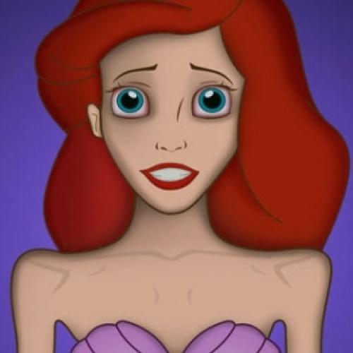 E se os personagens da Disney tivessem Anorexia?