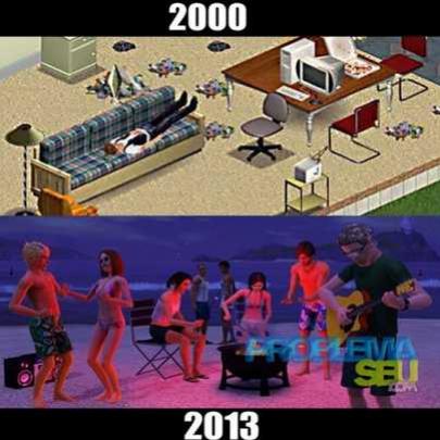 Clássicos do Video Game antes e agora