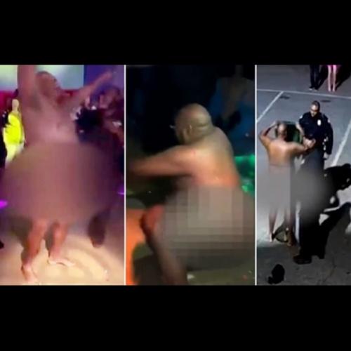 Policial bêbado é suspenso após ser filmado dançando nu em boate