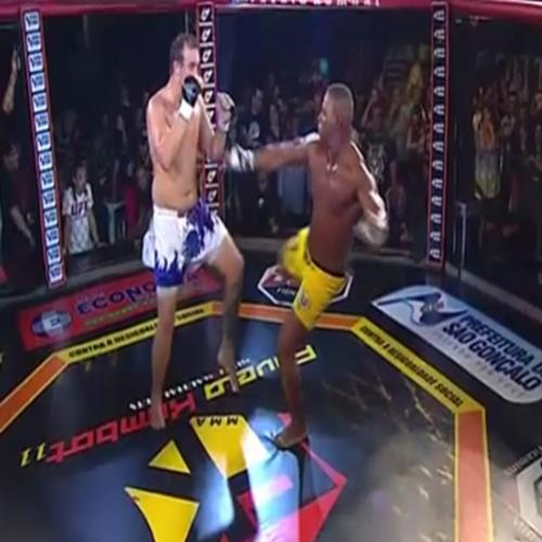 Lutador de MMA quebra a perna como Anderson Silva