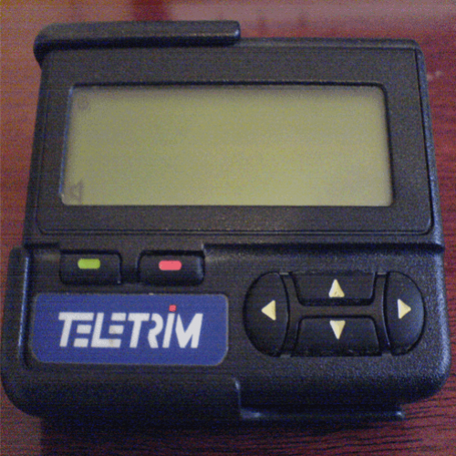 Pager – Inventos do passado.