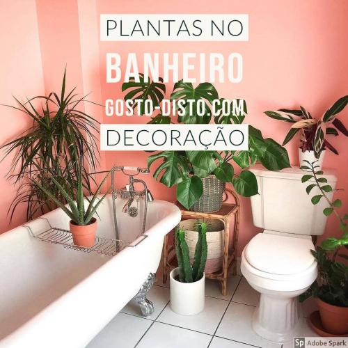 36 ideias de decoração com plantas no banheiro 