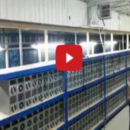 Timelapse em Video: Montando uma fábrica de Bitcoin